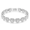 Swarovski Ariana Grande Silver Crystal Heart Tennis Bracelet
