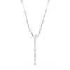 Swarovski Constella Silver Crystal Pearl Necklace