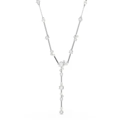 Swarovski Constella Silver Crystal Pearl Necklace