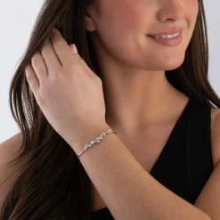 Swarovski Constella Silver Crystal Pearl Bracelet