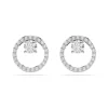 Swarovski Constella Silver Crystal Stud Earrings