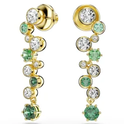 Swarovski Constella Yellow Gold Tone Crystal Drop Earrings