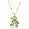 Swarovski Gema Yellow Gold Plated Crystal Pendant