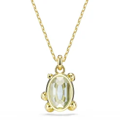 Swarovski Gema Yellow Gold Plated Crystal Pendant