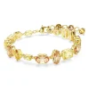 Swarovski Gema Yellow Gold Tone Crystal Bracelet