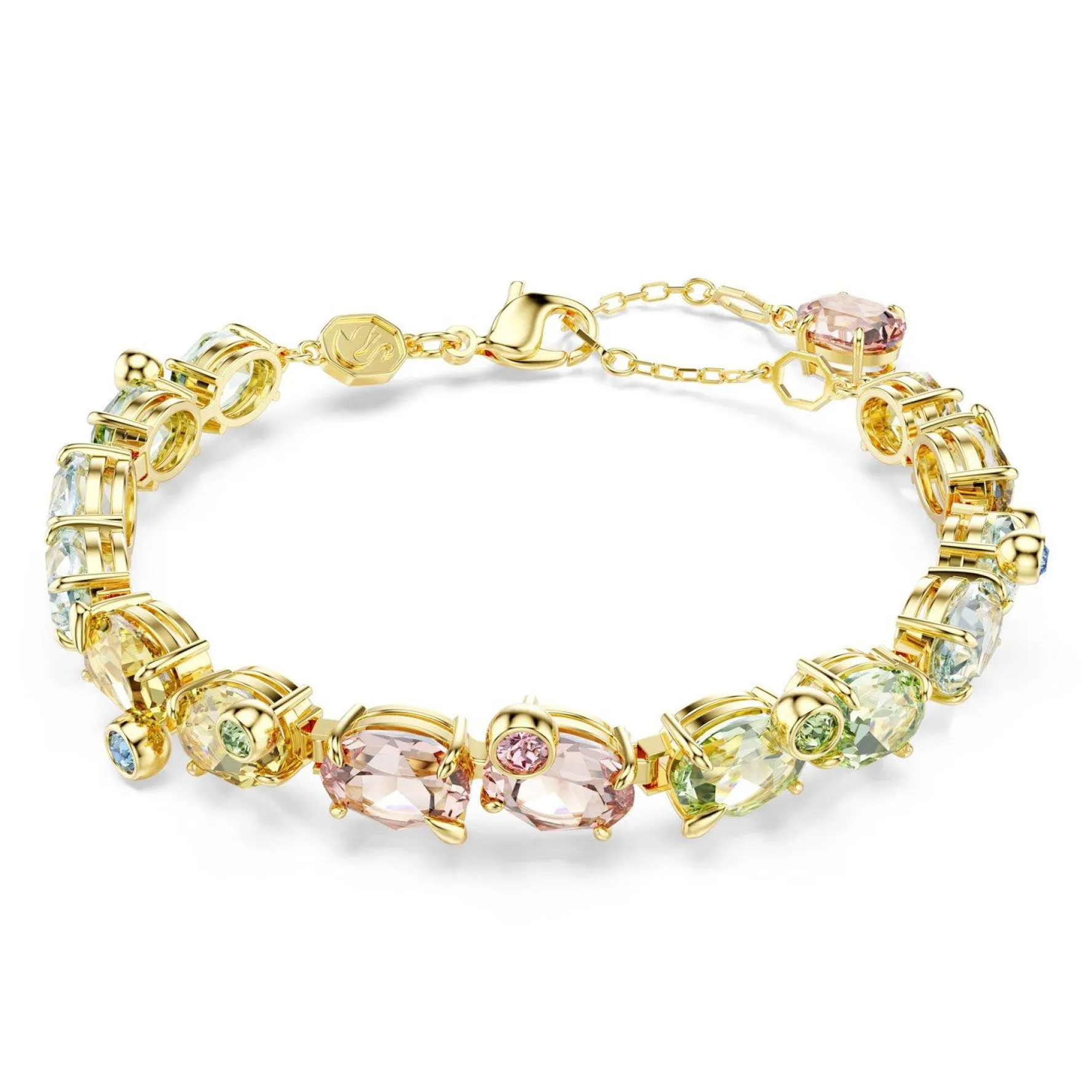 Swarovski Gema Yellow Gold Plated Crystal Bracelet