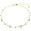 Swarovski Imber Yellow Gold Tone Crystal Necklace