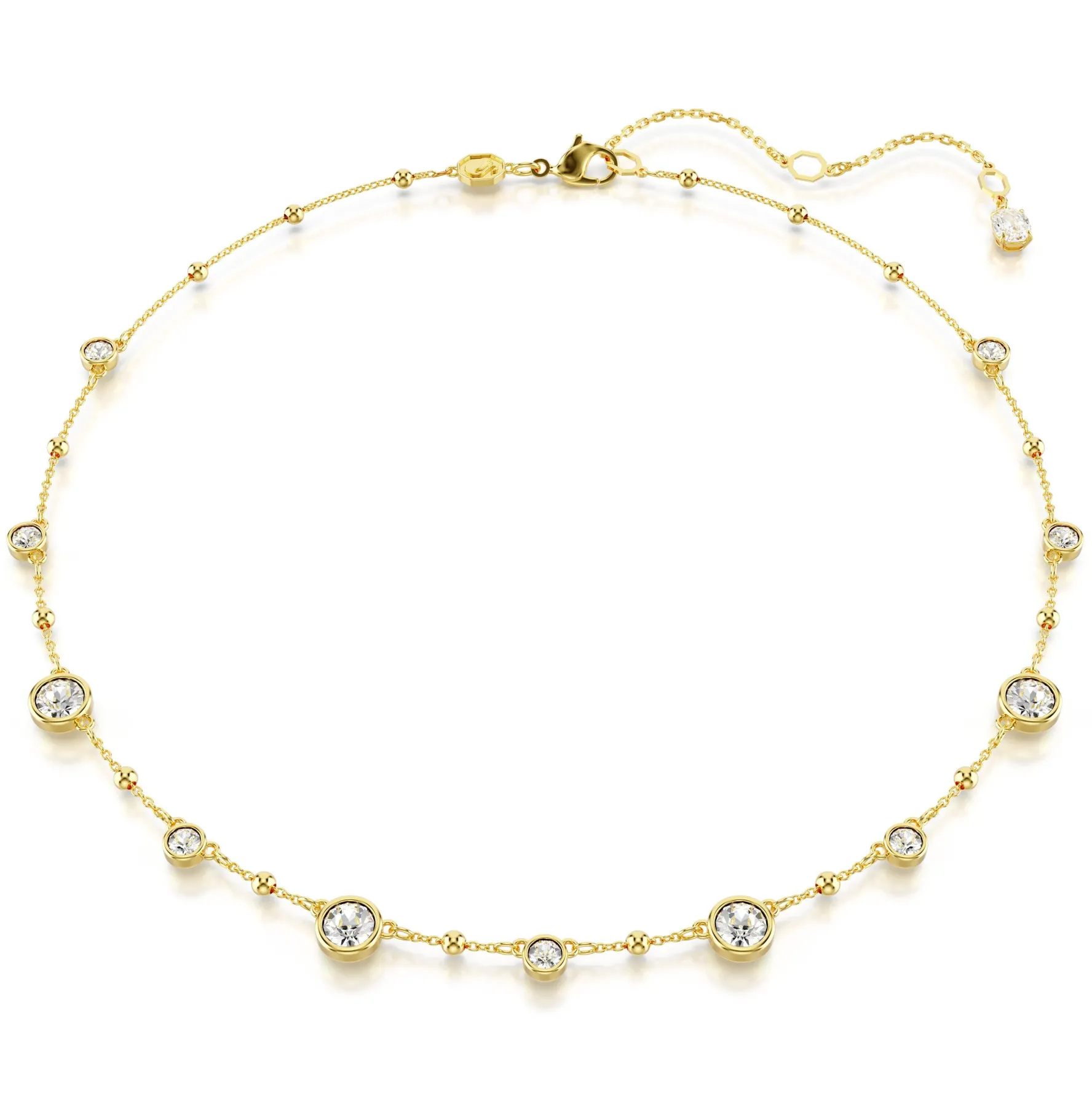 Swarovski Imber Yellow Gold Tone Crystal Necklace