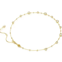 Swarovski Imber Yellow Gold Tone Crystal Necklace