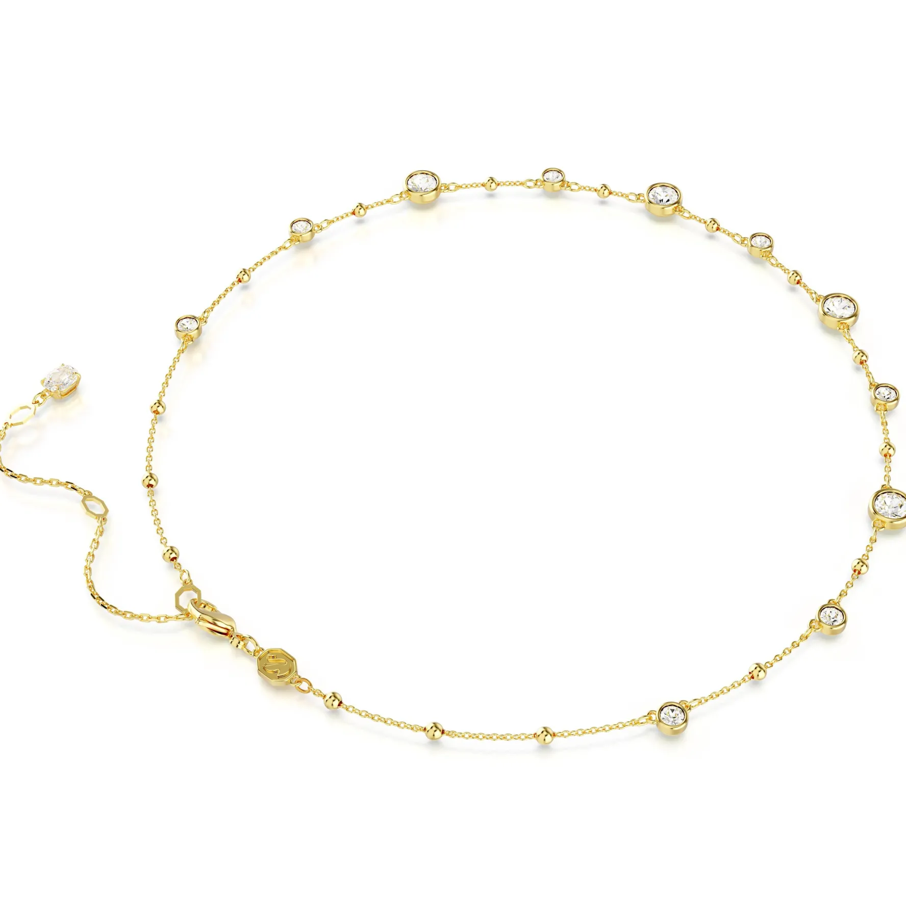 Swarovski Imber Yellow Gold Tone Crystal Necklace