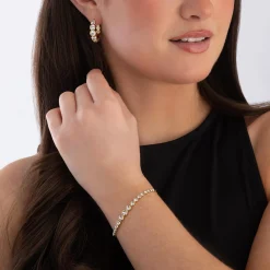 Swarovski Imber Yellow Gold Plated Crystal Bracelet