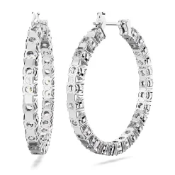 Swarovski Matrix Hoop Earrings