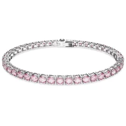Swarovski Matrix Pink Tennis Bracelet