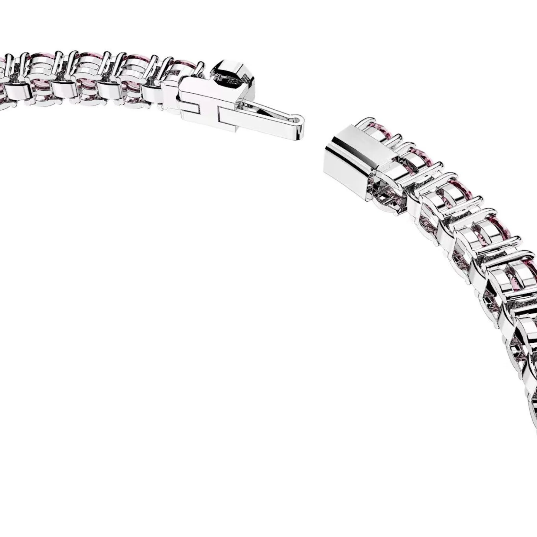 Swarovski Matrix Pink Tennis Bracelet