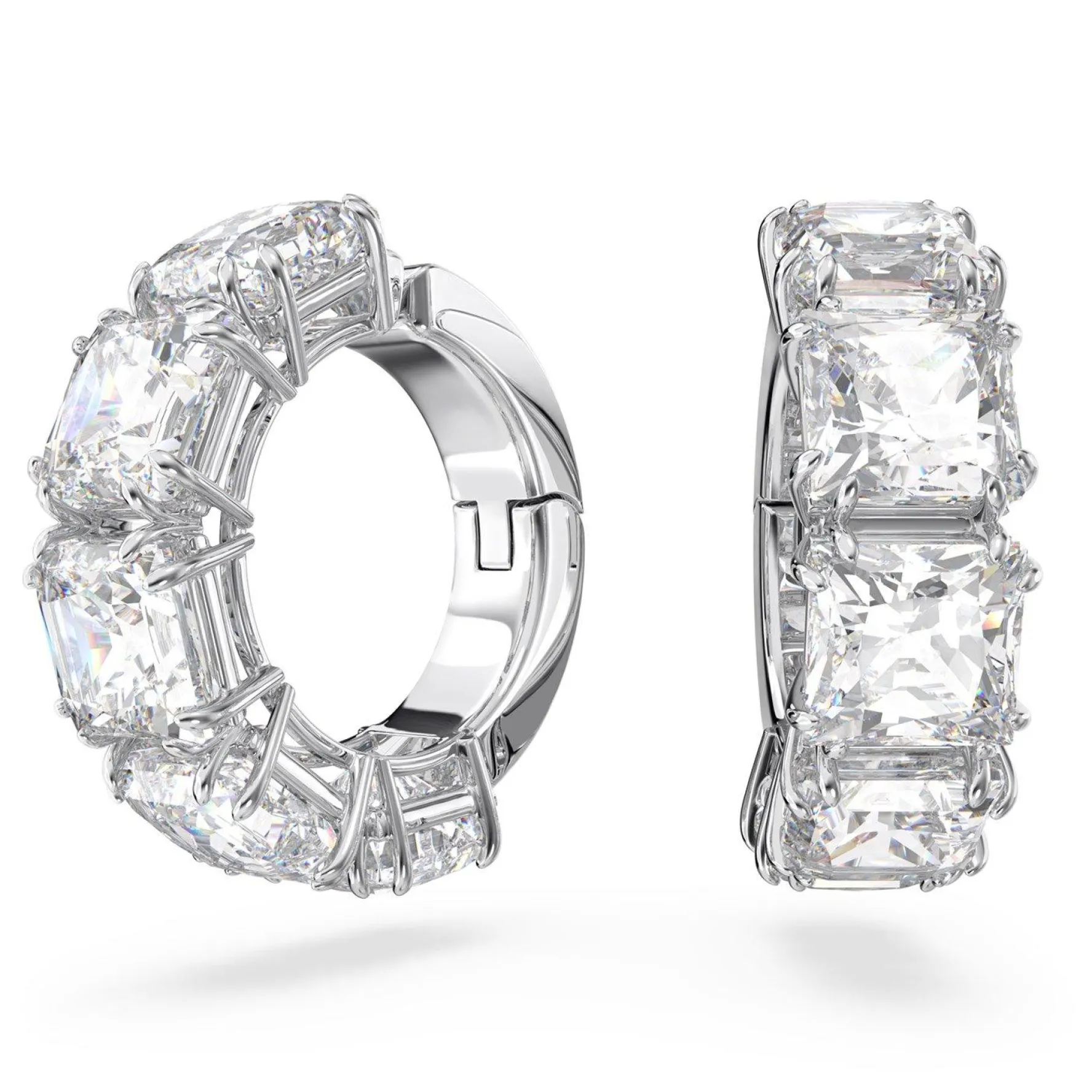 Swarovski Matrix Silver Zirconia Earring Cuff