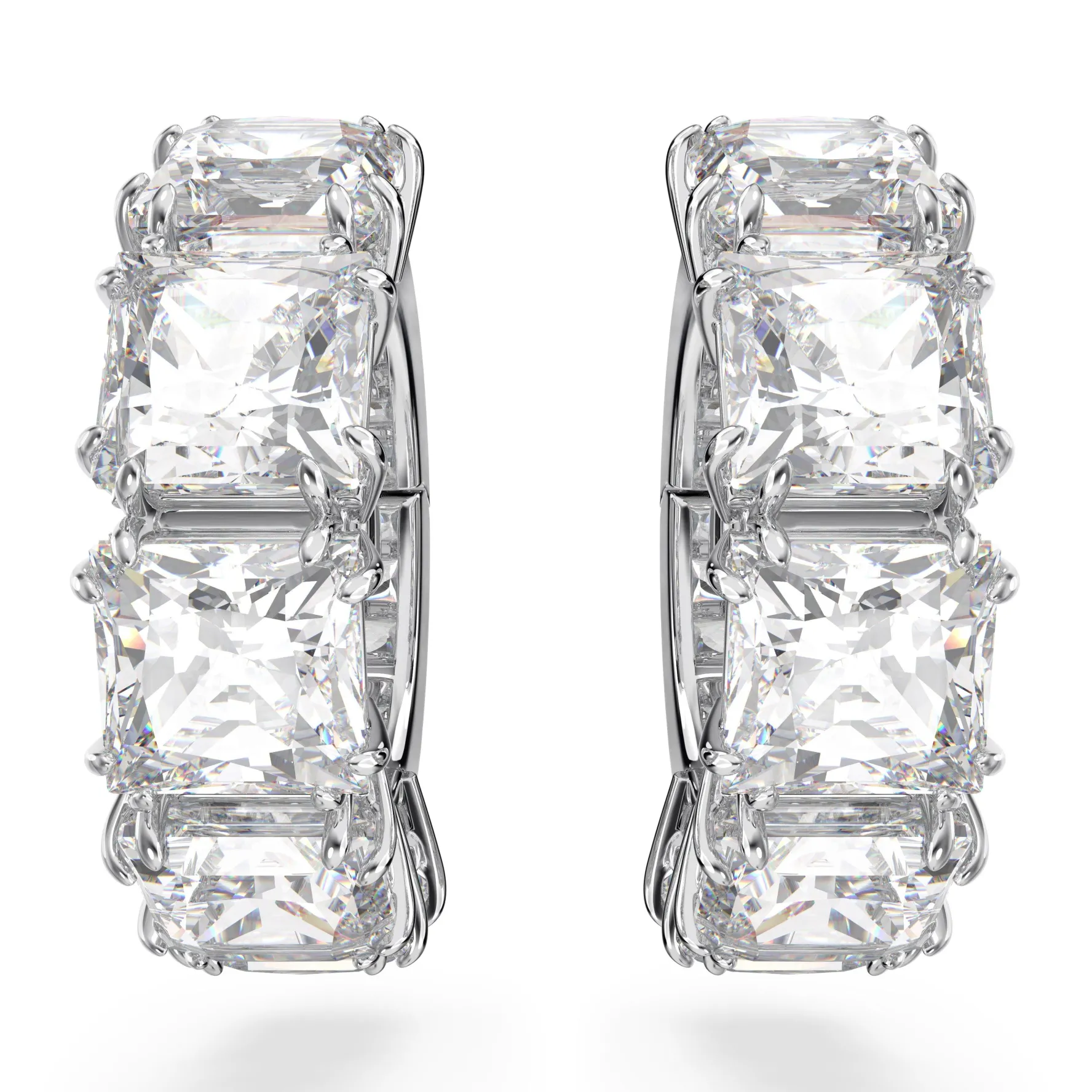 Swarovski Matrix Silver Zirconia Earring Cuff