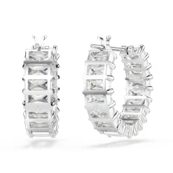 Swarovski Matrix Zirconia Hoop Earrings
