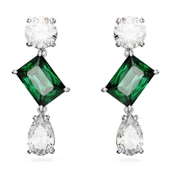 Swarovski Mesmera Green Drop Earrings
