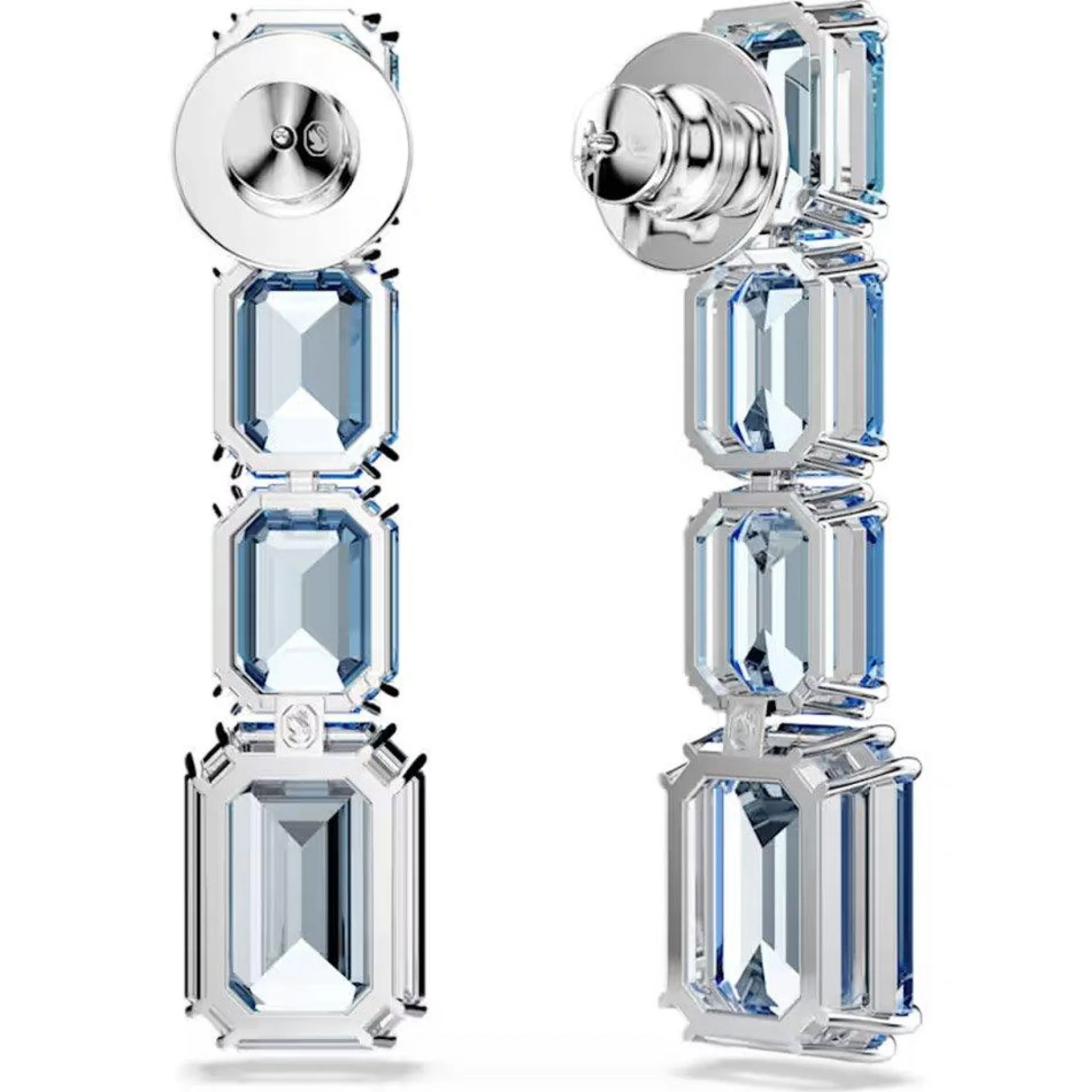 Swarovski Millenia Blue Crystal Drop Earrings