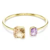 Swarovski Millenia Yellow Gold Tone Crystal Bangle