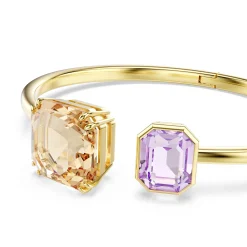 Swarovski Millenia Yellow Gold Tone Crystal Bangle