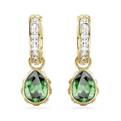 Swarovski Stilla Green Drop Earrings