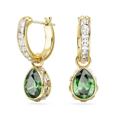 Swarovski Stilla Green Drop Earrings