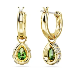 Swarovski Stilla Green Drop Earrings