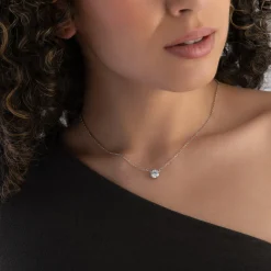 Swarovski Stilla Silver Crystal Pendant