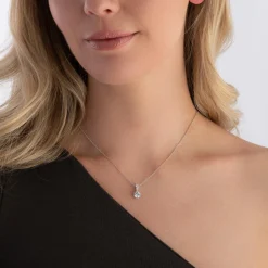 Swarovski Stilla Silver Crystal Pendant
