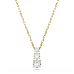 Swarovski Stilla Yellow Gold Tone Zirconia Pendant