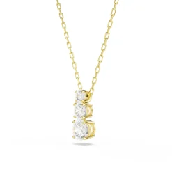Swarovski Stilla Yellow Gold Tone Zirconia Pendant