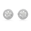 Swarovski Una Angelic Silver Stud Earrings