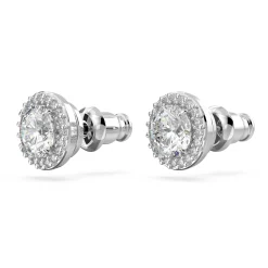 Swarovski Una Angelic Silver Stud Earrings