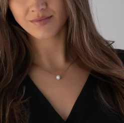 Swarovski Una Angelic Silver Pendant