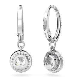Swarovski Una Angelic Silver Crystal Drop Earrings