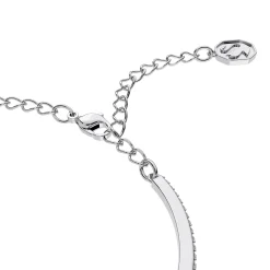 Swarovski Una Silver Crystal Bangle