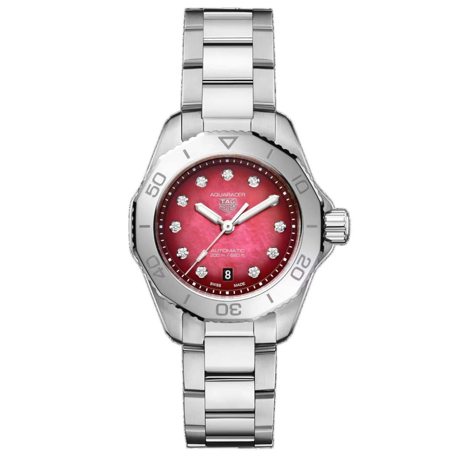 TAG Heuer Aquaracer Professional 200 Calibre 9 30mm Diamond Ladies Watch