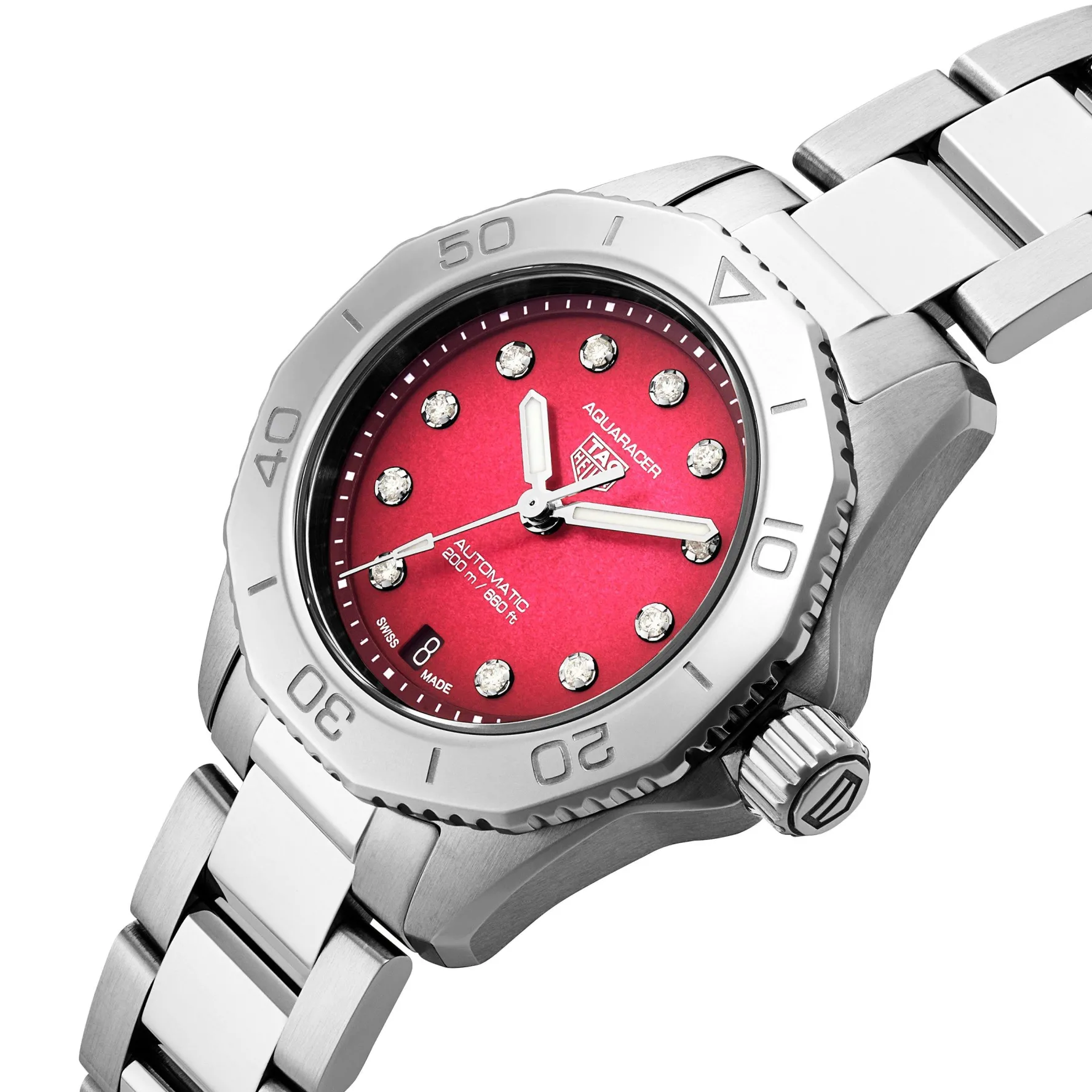 TAG Heuer Aquaracer Professional 200 Calibre 9 30mm Diamond Ladies Watch