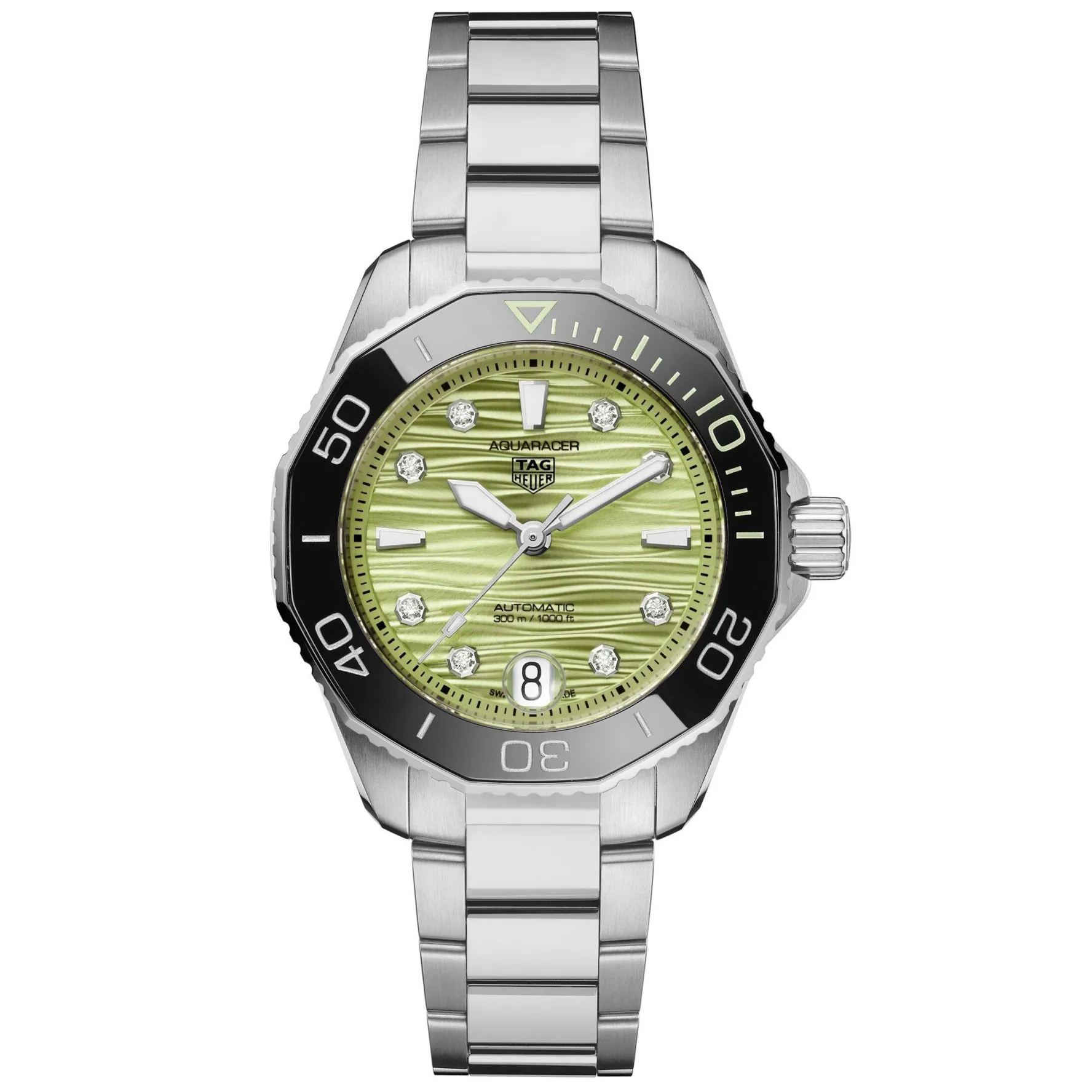 TAG Heuer Aquaracer Professional 300 Date 36mm Diamond Automatic Ladies Watch