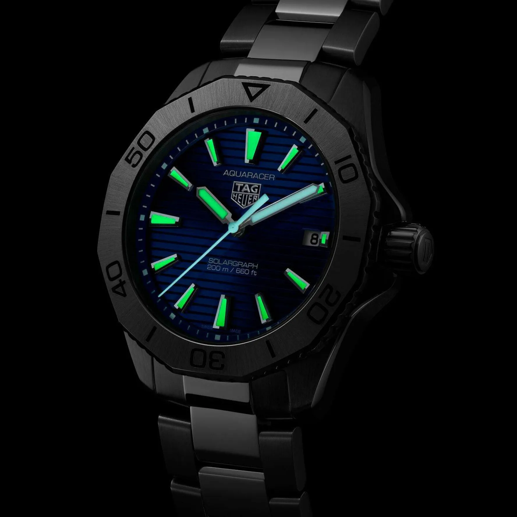 TAG Heuer Aquaracer Professional 200 Solargraph 40mm Men’s Watch