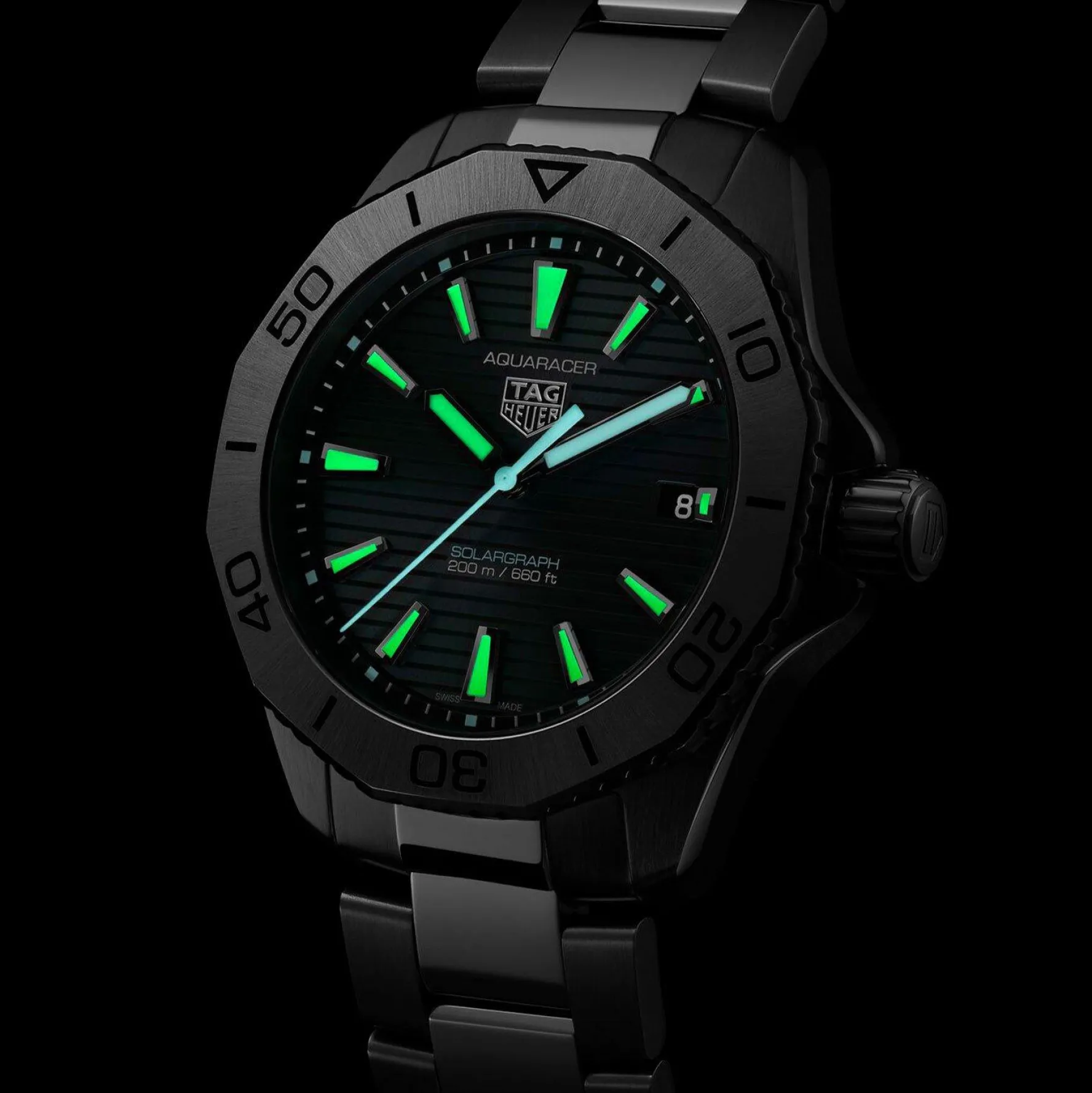TAG Heuer Aquaracer Professional 200 Solargraph 40mm Men's Watch