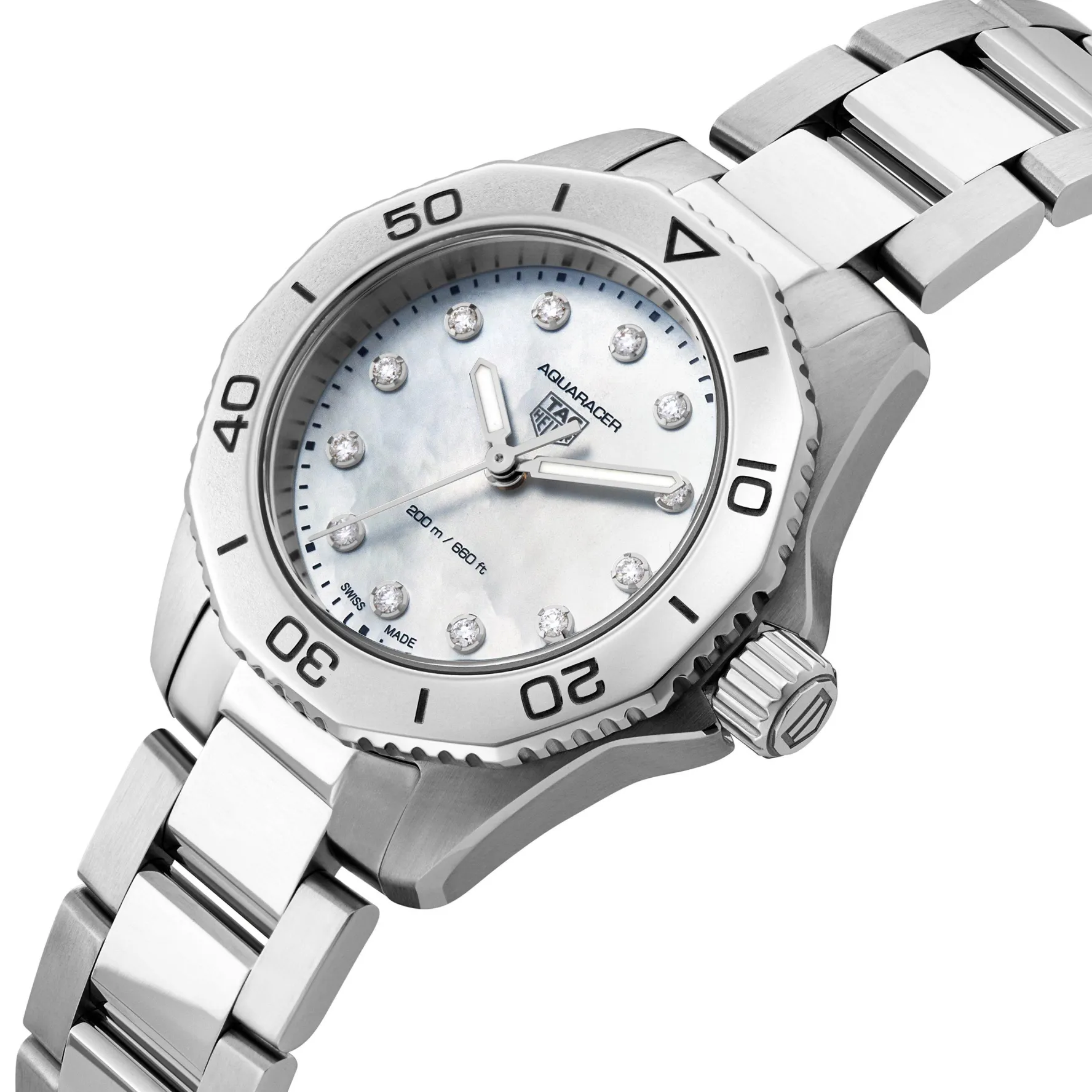 TAG Heuer Aquaracer Professional 200 30mm Diamond Ladies Watch