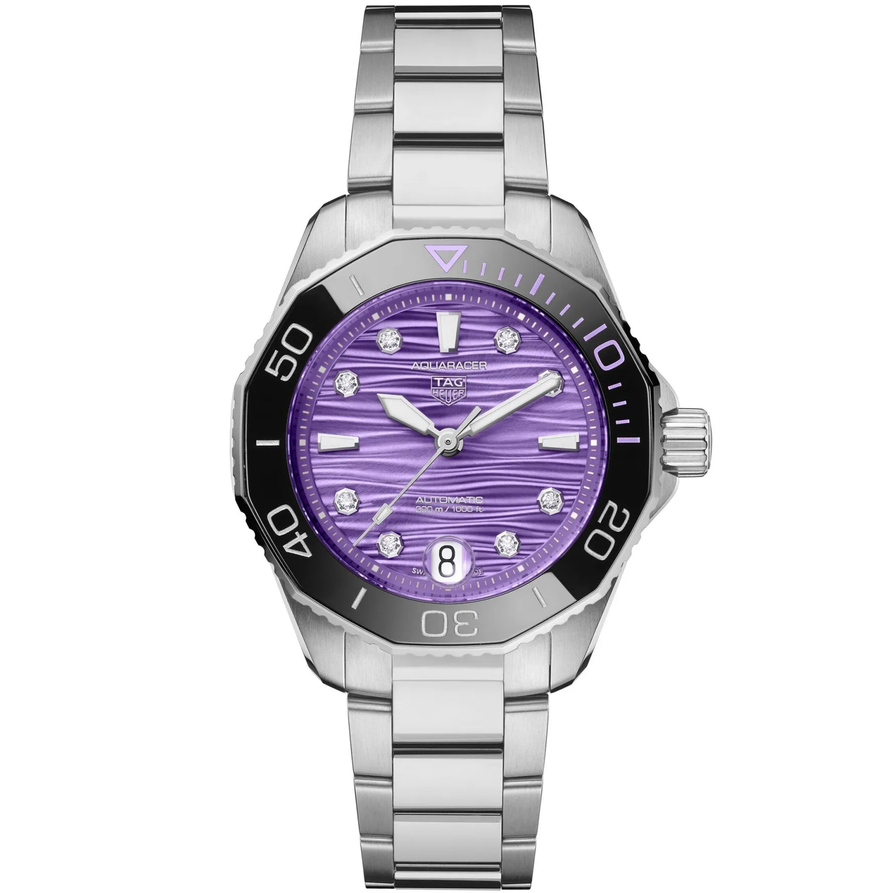 TAG Heuer Aquaracer Professional 300 Date 36mm Diamond Automatic Ladies Watch