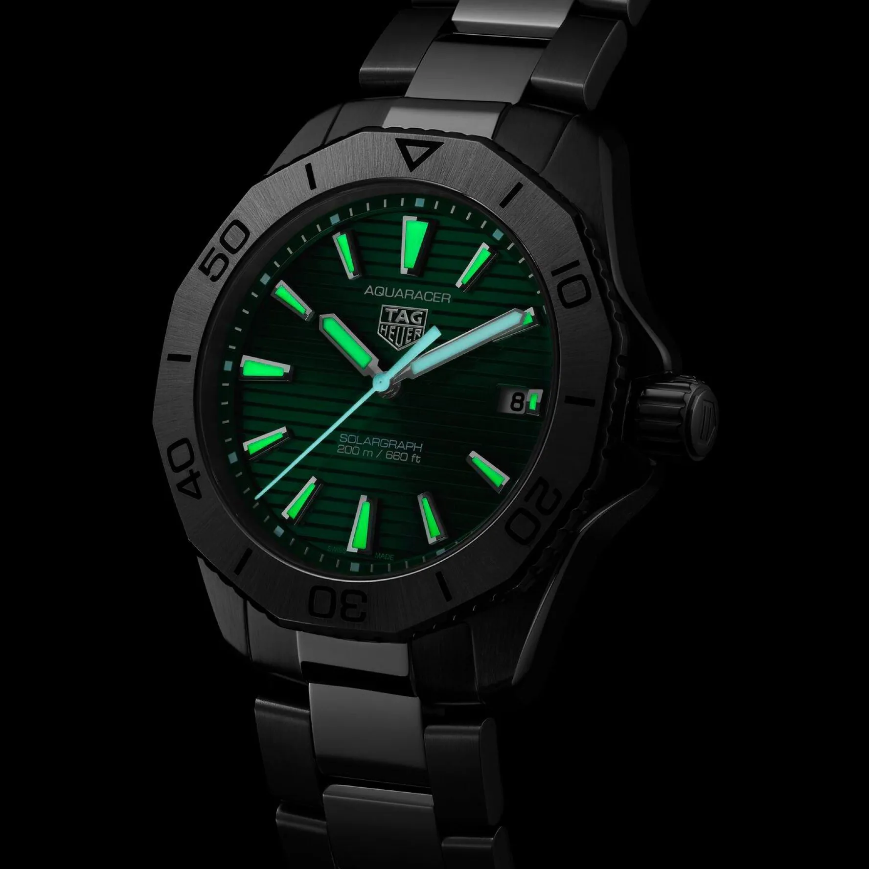 TAG Heuer Aquaracer Professional 200 Solargraph 40mm Men’s Watch