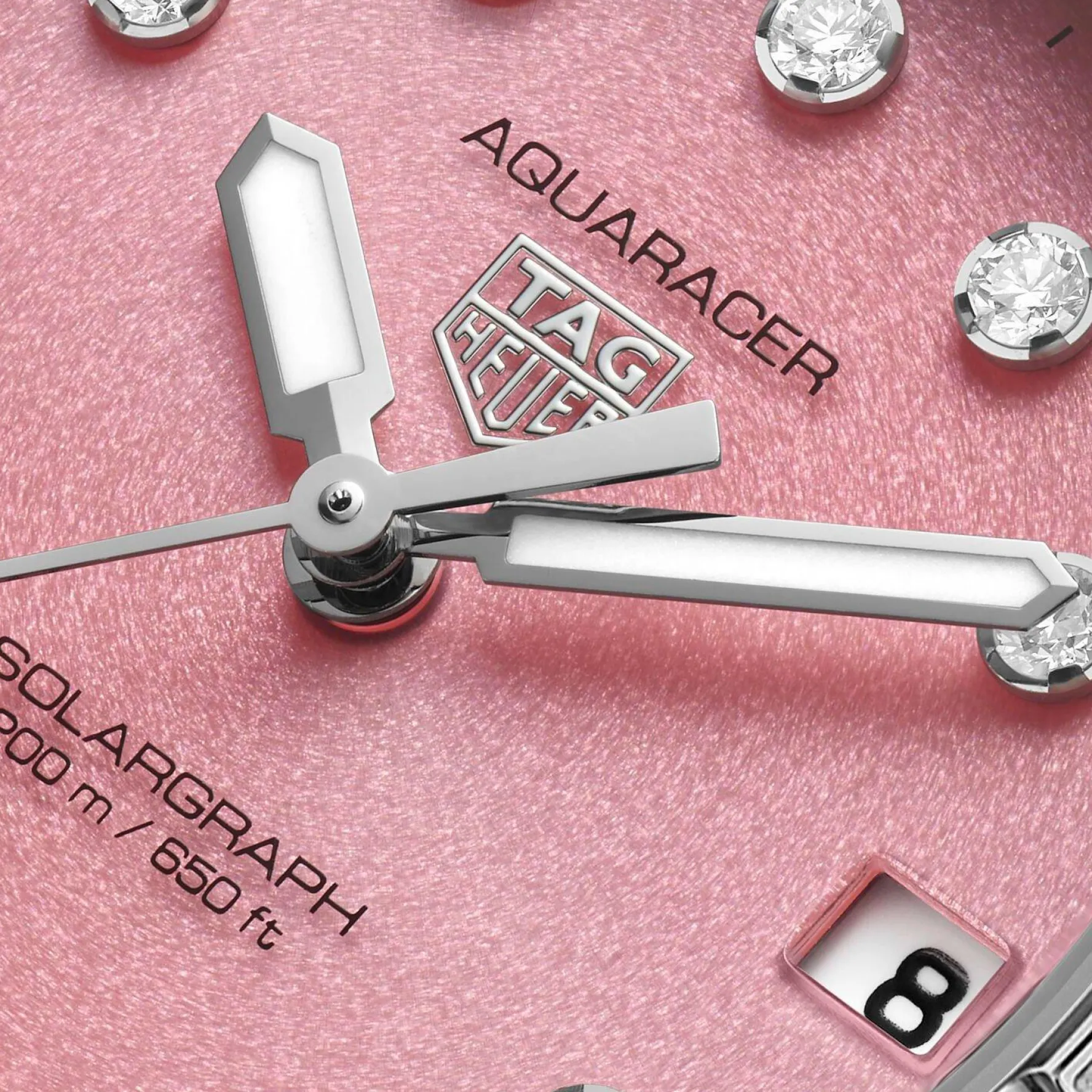 TAG Heuer Aquaracer Professional 200 Solargraph 34mm Diamond Watch