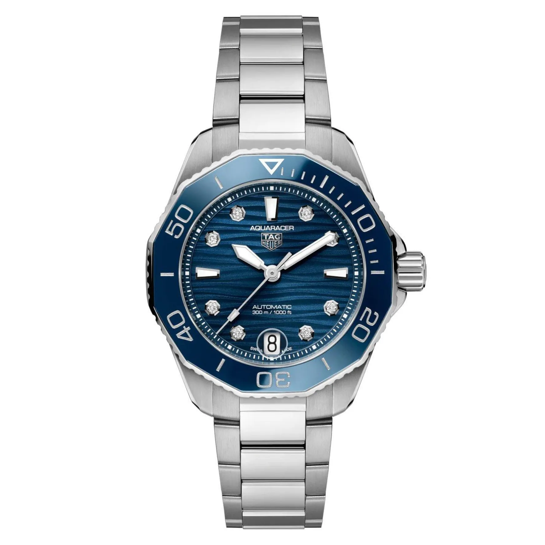 TAG Heuer Aquaracer Professional 300 Date 36mm Diamond Automatic Ladies Watch