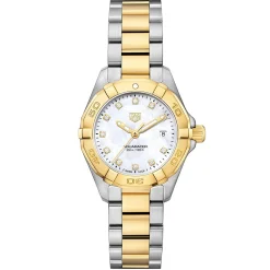 TAG Heuer Aquaracer Quartz Ladies Steel and 18K Yellow Gold Coating 27mm Watch