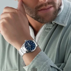 TAG Heuer Carrera Calibre 5 Automatic Mens Blue Steel Watch