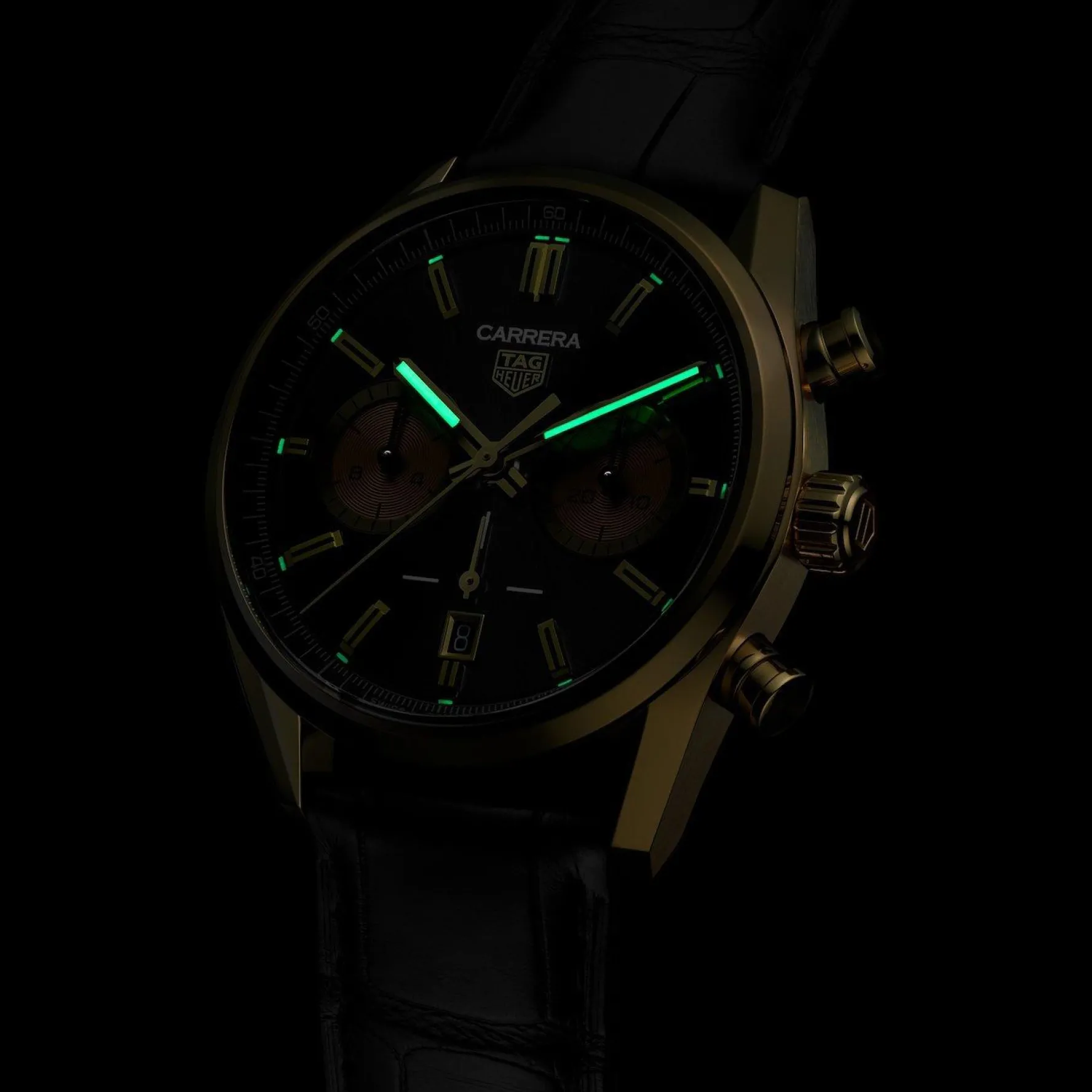 TAG Heuer Carrera Chronograph 42mm 18K Yellow Gold Automatic Men’s Watch